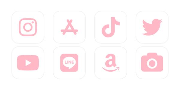 ピンクアイコン App Icon Pack[LOlRAsTIV8qqoJlTwvHT]