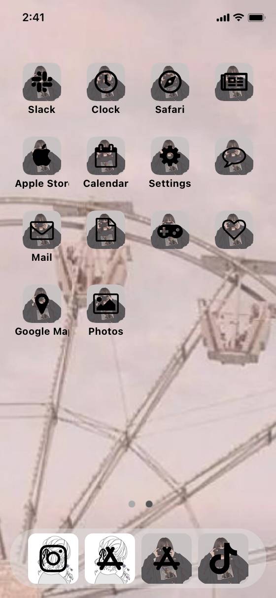 🎀お洒落なテンプレート🎀Home Screen ideas[RqEfmbUVWdg9FUkKZ695]