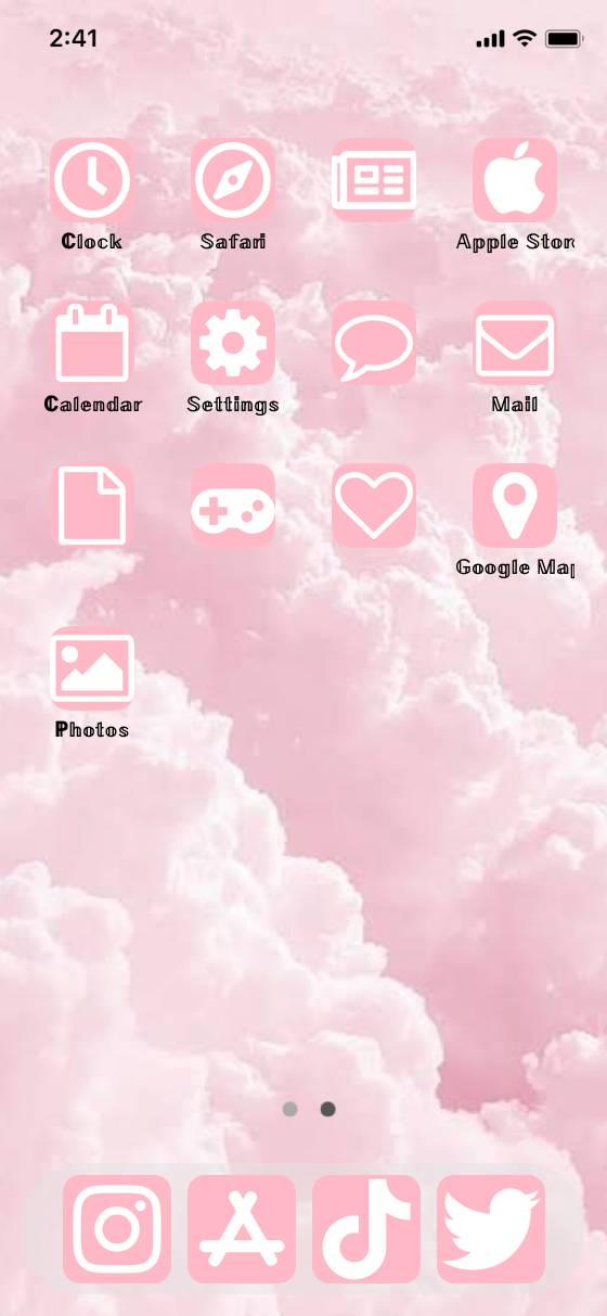 ピンク統一Home Screen ideas[pBc35LfdtOskSpDlHqnh]