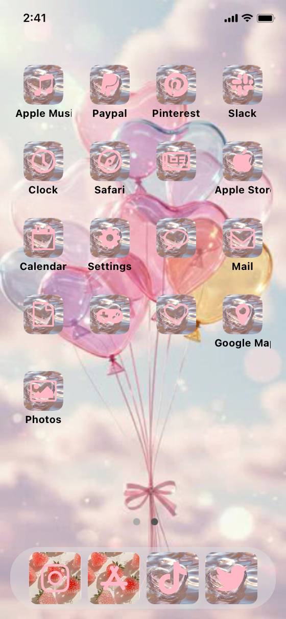 透明　テンプレートHome Screen ideas[qBXHSx7EnoTtEeYvkxBp]
