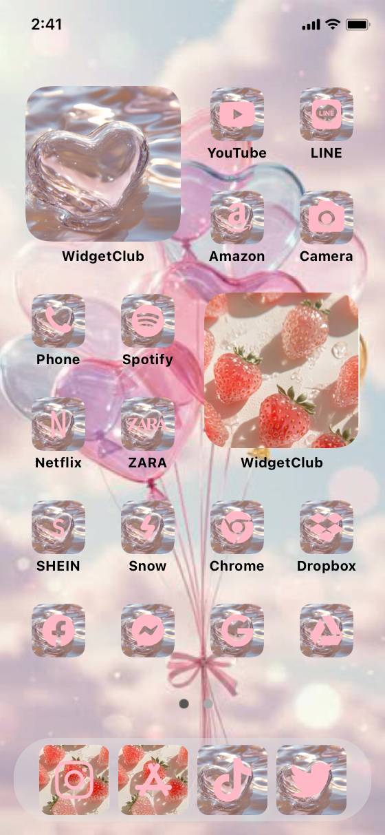 透明　テンプレートHome Screen ideas[qBXHSx7EnoTtEeYvkxBp]