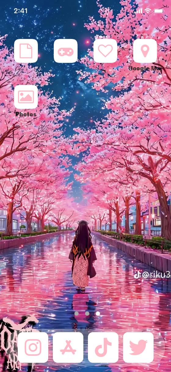 禰豆子 ピンクテンプレートHome Screen ideas[NHdGHQ7fz45gaw6GPamk]