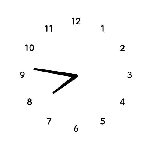 Simple Clock Widget ideas[hFLXdLJaVcNQcH1qdZSA]