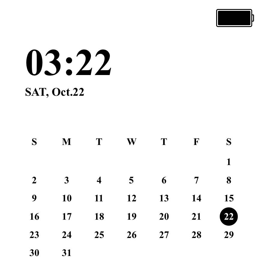 Calendario Ideas de widgets[wozykgruhrP9juzWLf0A]