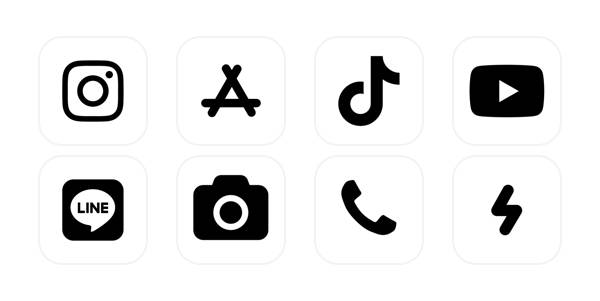 シンプル App Icon Pack[rJlmDPnbpPEprIwIGF4g]