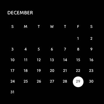 あお Calendar Widget ideas[dgAMcGraVnV9faD4T2pT]