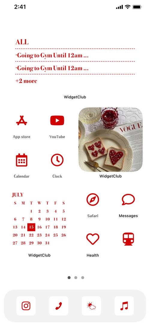 red Home Screen ideas[ZoKrzOsYbc9kdaxAEUzF]