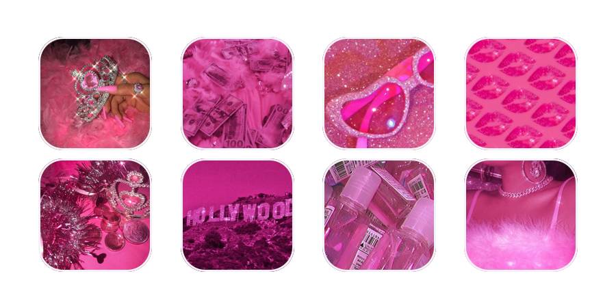 pink🩷😻💋Pacchetto icone app[UyR54azqP259hXC1HxPI]