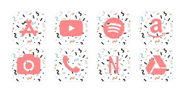 💗🤍Pink Party🤍💗 App Icon Pack[p8QIwhyT6GhkzJ9wsKyS]