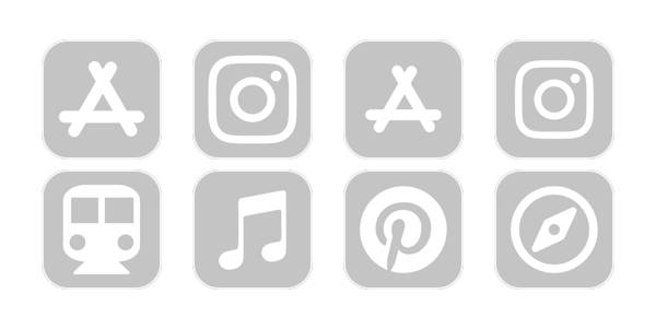 Grå App Icon Pack[Fo76TAKcOX75iea4ePhD]