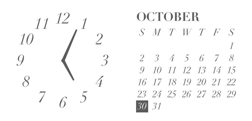 calendar Horloge Idées de widgets[2w8TJAdLbb5Dfb5kkI7M]