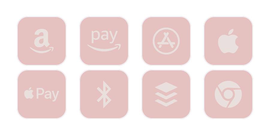 dasty pink Pacchetto icone app[LQ7YBs2YjjdJnatO16er]