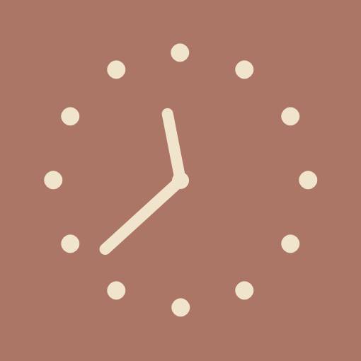 Brun Horloge Idées de widgets[templates_HijyaXOTw3APKOpWqxrq_E2185BDC-C74D-4EAF-8055-C8192EB94A79]