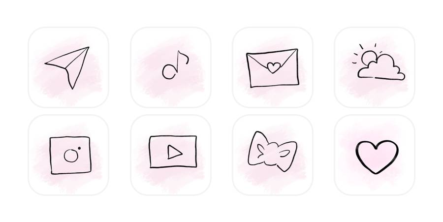 pink Paquete de iconos de aplicaciones[li885j7F2QcanxAyaZL9]