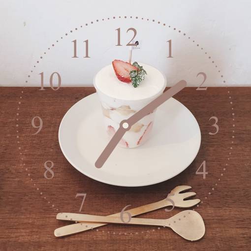 cake Horloge Idées de widgets[6Hniz3e6rBfydFq8vbnl]