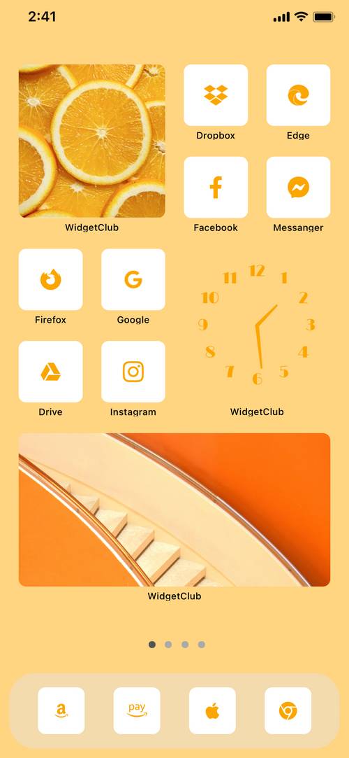 orange Идеи за начален екран