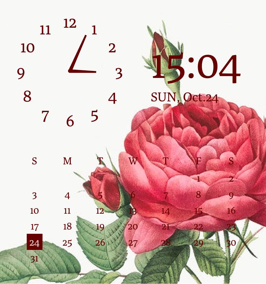 🌸Reloj Ideas de widgets[Gpv9s4pvbo5DjMGKHLN7]