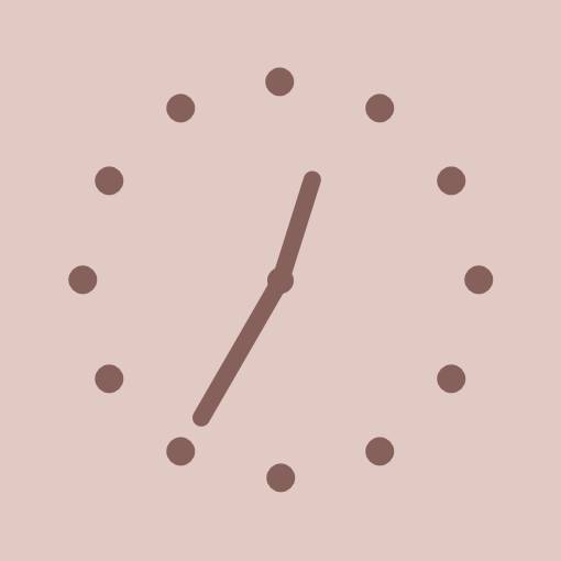 Pink Clock Widget ideas