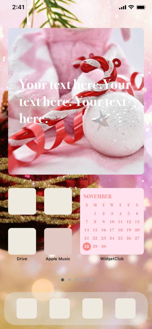 pink christmas Home Screen ideas[LPXZgvgy6pHBpNpWeAYU]
