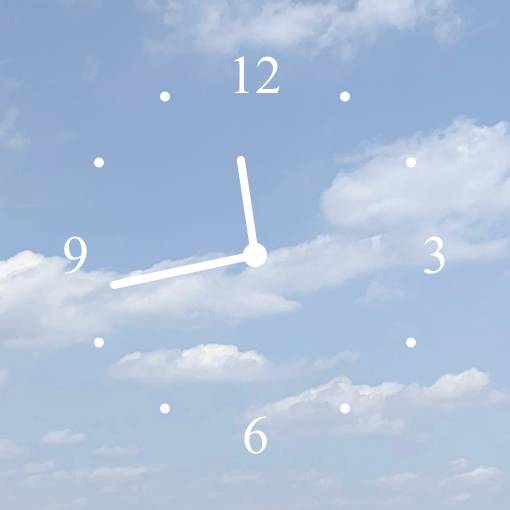 Light blue Horloge Idées de widgets[templates_kQk62bcAdPZmRgpeYRYE_888D3B6E-FFE3-4EC4-A312-591D945572C5]