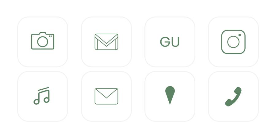 green App Icon Pack[Qvxgpanlk1L9rv5nsHHw]