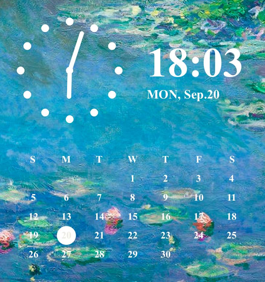 monet Cái đồng hồ ý tưởng widget[9t0iSWqSqA48ZLrSqs86]