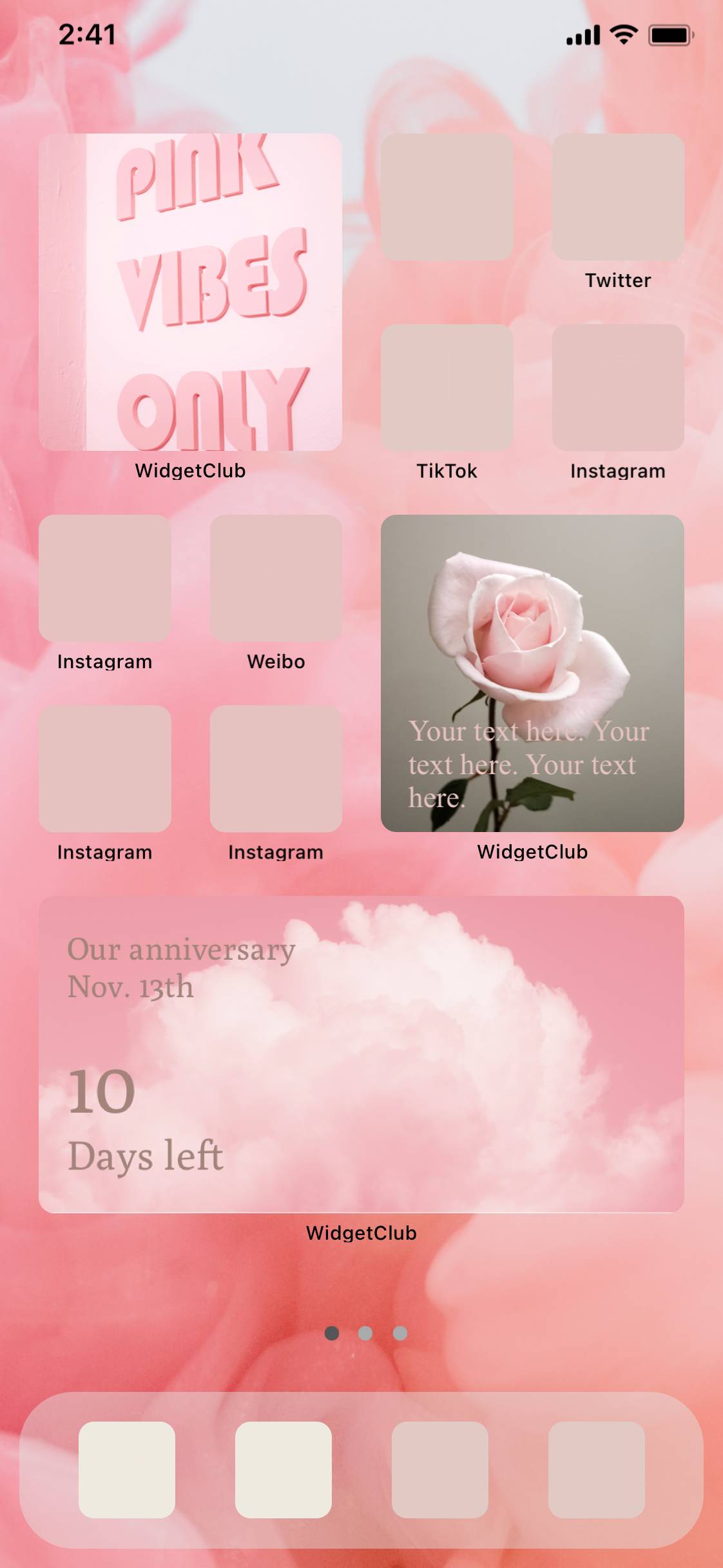 pinkHome Screen ideas[id8esf2FxD55Q06gDnFk]