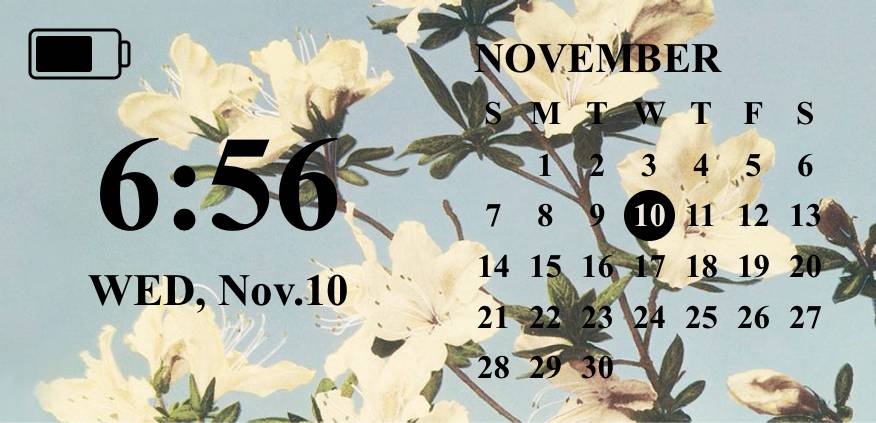 flower Calendario Idee widget[SzsRkd6TF8kepfAlg1P9]