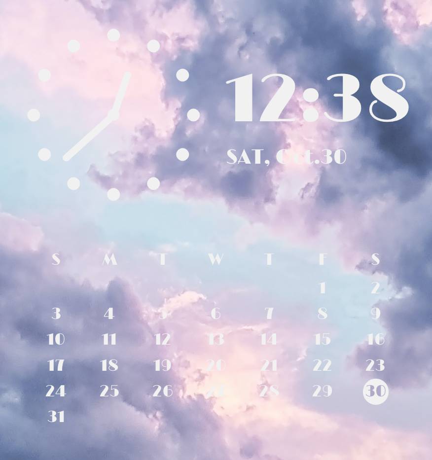 ☁️ Clock Widget ideas[ylkigW5f65OUuiJwlOU2]