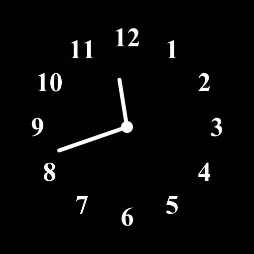 Black Clock Widget ideas[6lPrdyRGlPilHkcmn3PI]