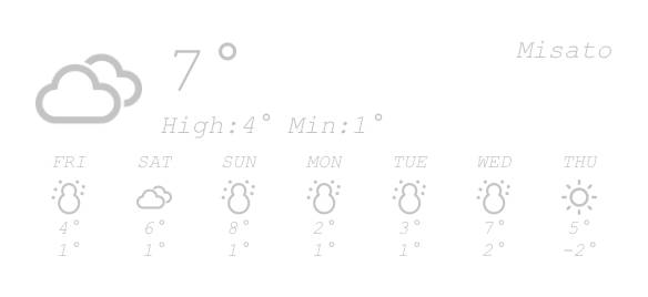 weatherTempo Ideias de widgets[0oB82CioZLMkfyV4Ov5z]