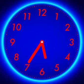 Neon clock Orologio Idee widget[CTTLePpB8FSyVVSBXszW]