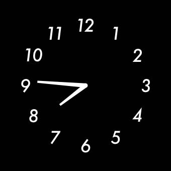 Horloge Idées de widgets[k5jZWZH6oX2yNWGrmNsX]