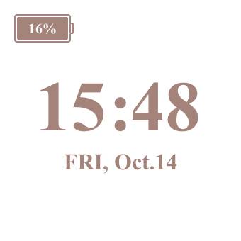 Time Widget ideas[WcxHum5oFiQhghLzCYfg]