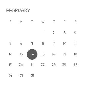 Calendar Widget ideas[IH50vC6vtb7kIMDOWpwu]