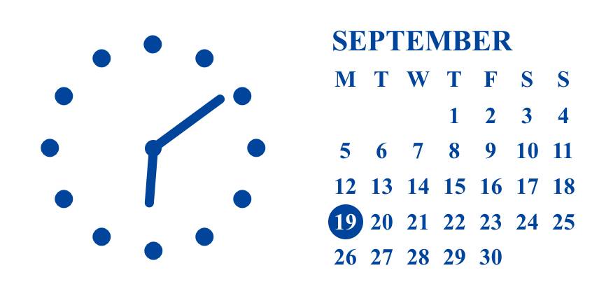 calendar navy blue Hodiny Nápady na widgety[MwC2qi3TUnPCHMLhDN7z]