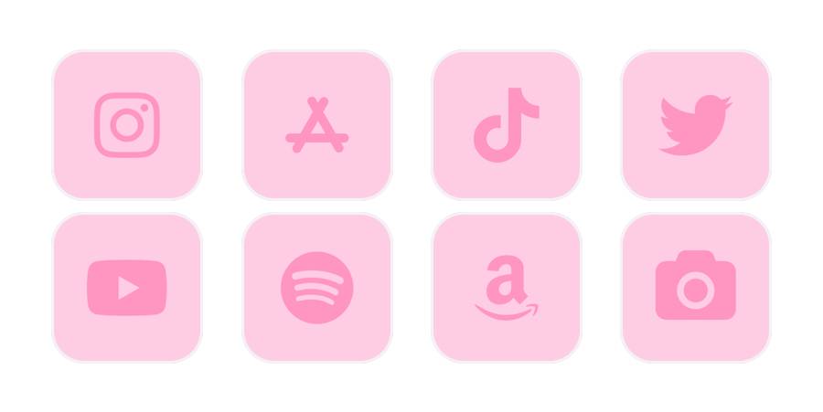 pink icons حزمة أيقونة التطبيق[whAmZzE3KIkEkd2qqCFd]