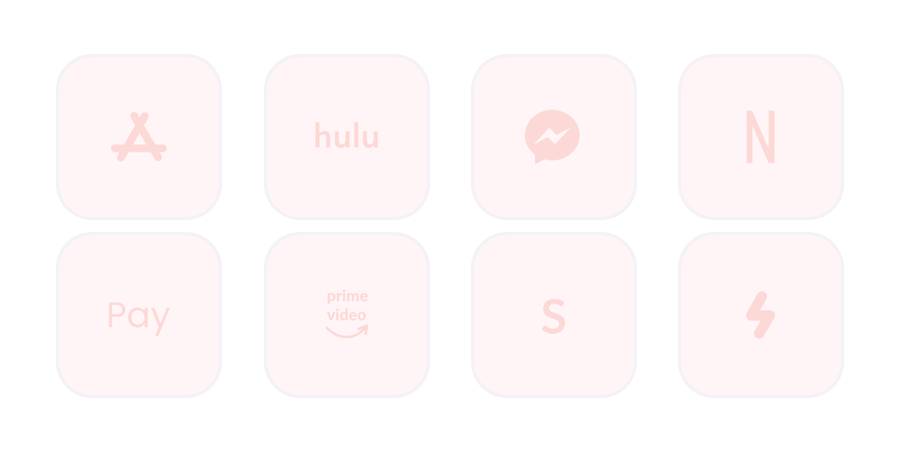 Розово Пакет с икони на приложения[JZ2XPkJY1gLx7ia084R4]