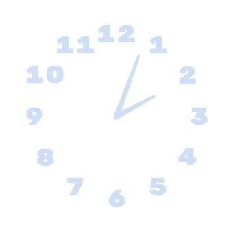 🤍✖︎💙 Clock Widget ideas[OPBfcAqpSGWPZcvoZETF]