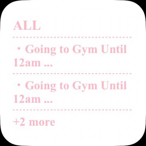 Pretty Reminder Widget ideas[ZOUepeffOpjMfDqD59Lg]