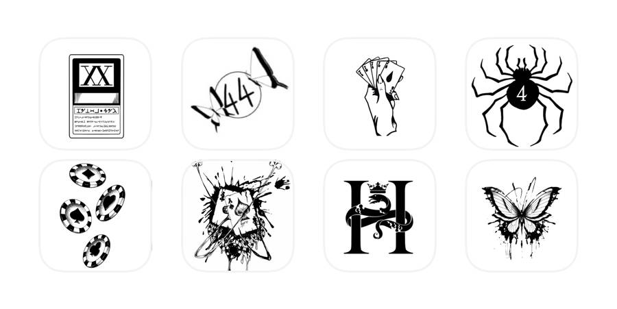 HUNTER × HUNTER ヒソカ App-Symbolpaket[Yg24EfX2TSkD4PtbpGwD]