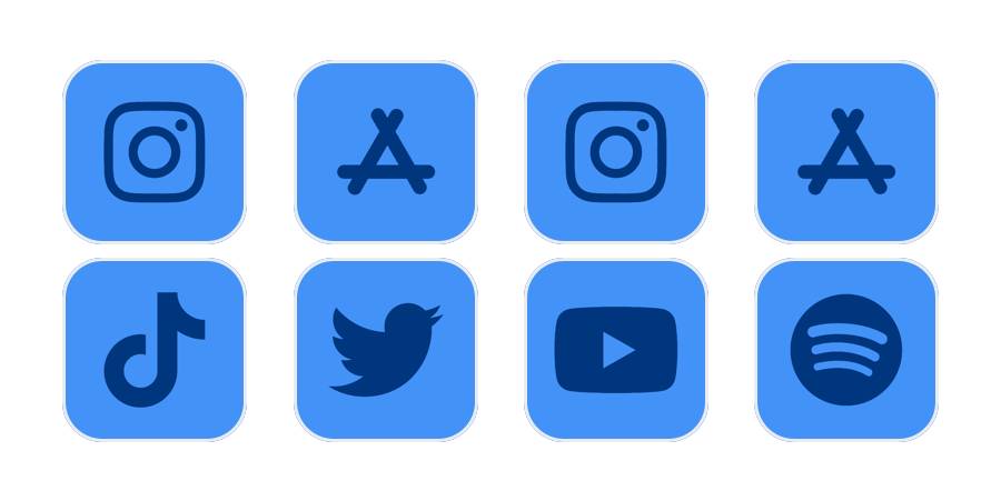 blue App Icon Pack[gctbtuJtdsF7zMP3TR5j]