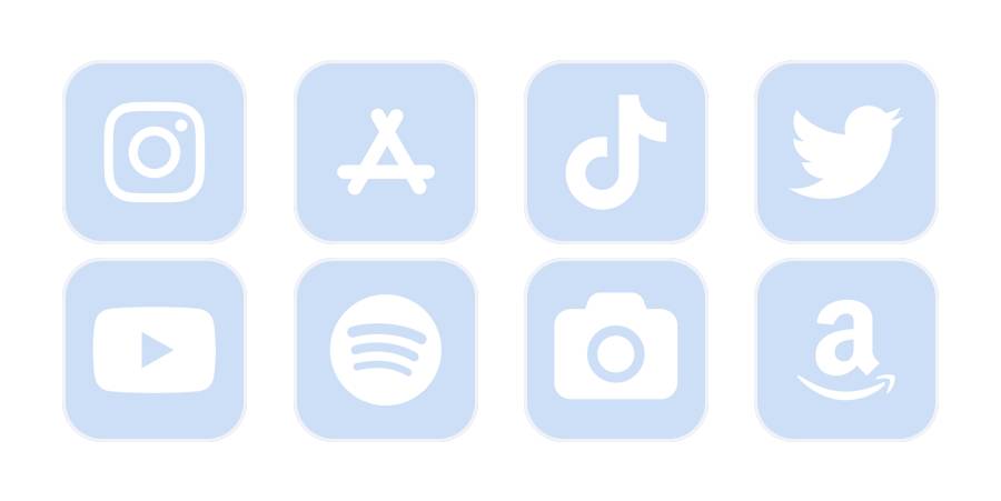 pastel blue Пакет икона апликација[I10pRLcPrOFDd8M06dpU]