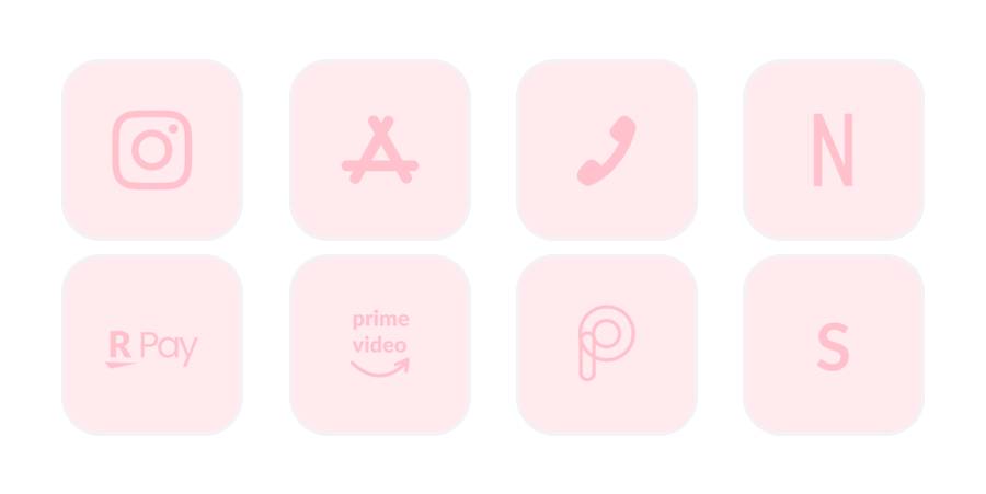 ピンクApp Icon Pack[ieJcgsl4Kpib8xBRXMrA]