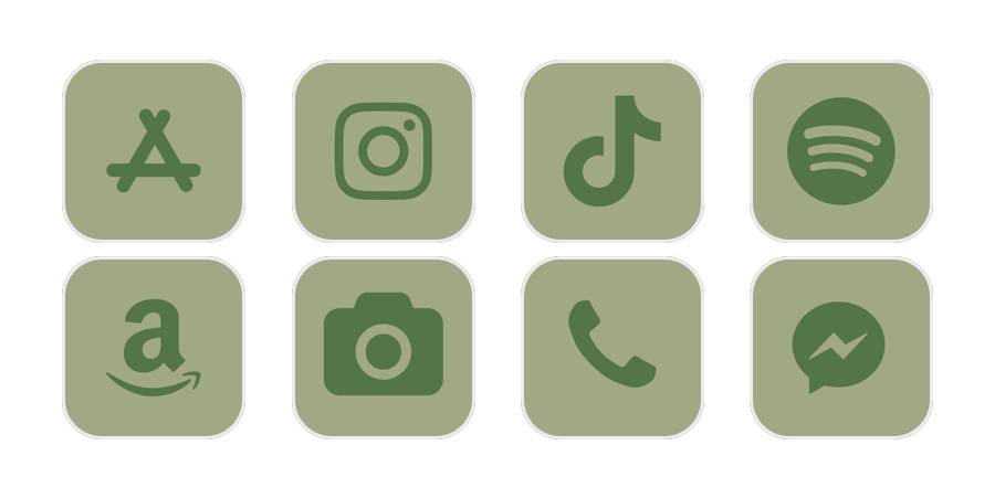 green App Icon Pack[EZgc78VaDMNjleJ53rLX]