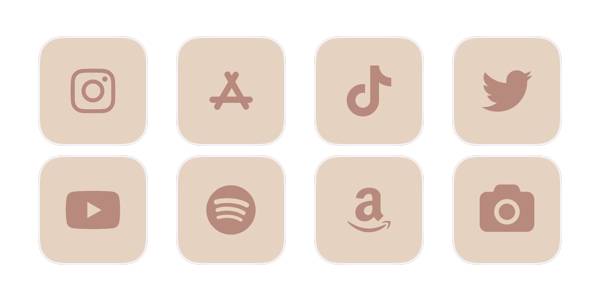 ブラウンApp Icon Pack[xJZvZUdP3vtidqvOpCd8]