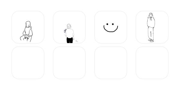 Bianco Pacchetto icone app[eOjHcK54exVVxwbwUeJT]