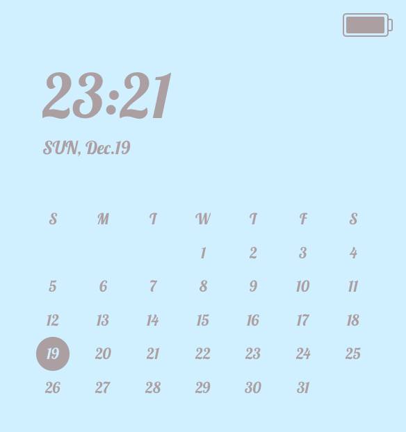 Calendar Widget ideas[u7faMgM764moqCGekxLN]