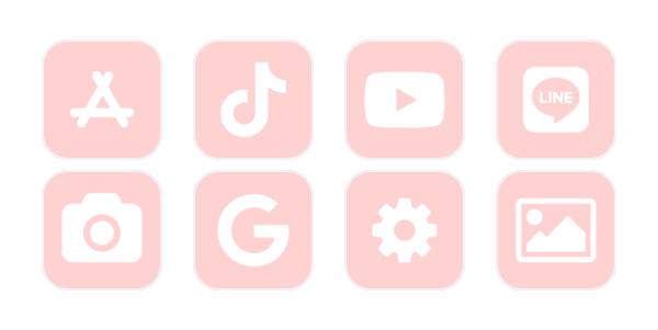 ピンクアイコン App Icon Pack[solqmCmqWG7i7wGCQ2vI]
