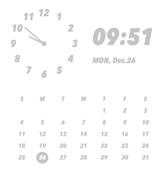 カレンダー Clock Widget ideas[AQUbvbEnnzH1EkHIwCqK]